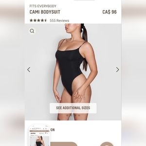 SKIMS fits everyone cami bodysuit